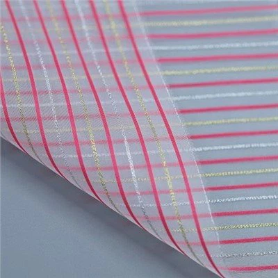 Vải nhuộm sợi bạc dát Pinstripe